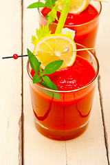 Image showing fresh tomato juice