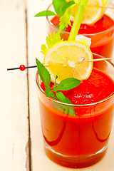 Image showing fresh tomato juice