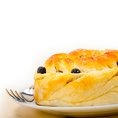 Image showing blueberry bread cake dessert