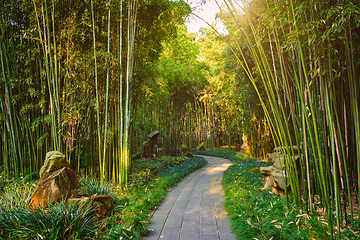 Image showing Wangjiang Pavilion in Wangjianglou park. Chengdu, Sichuan, China