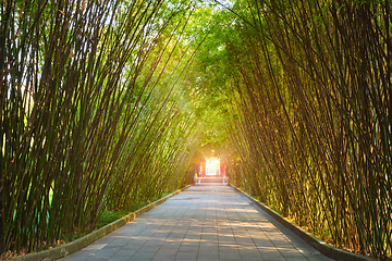 Image showing Wangjiang Pavilion in Wangjianglou park. Chengdu, Sichuan, China