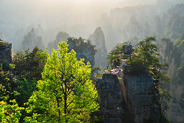 Image showing Zhangjiajie mountains, China