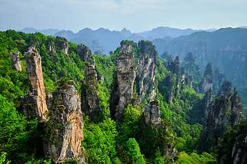 Image showing Zhangjiajie mountains, China