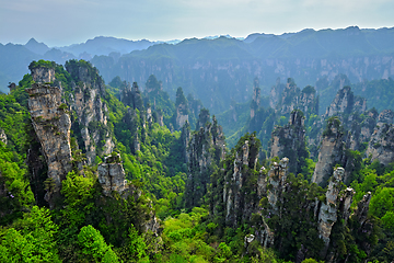 Image showing Zhangjiajie mountains, China