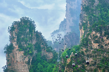 Image showing Zhangjiajie mountains, China