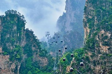 Image showing Zhangjiajie mountains, China