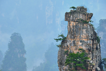 Image showing Zhangjiajie mountains, China