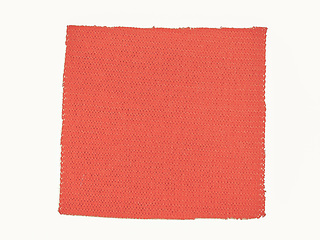 Image showing Vintage looking Red fabric sample
