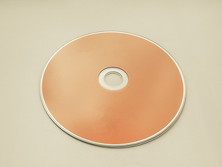 Image showing Vintage looking CD or DVD