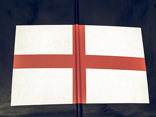 Image showing Vintage looking England flag