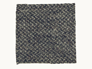 Image showing Vintage looking Black fabric sample