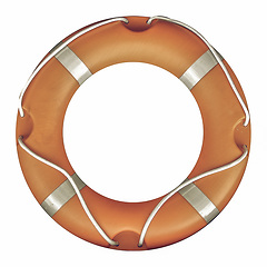 Image showing Vintage looking Life buoy