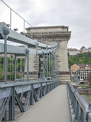 Image showing Chain Bridge in Budapest