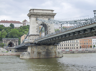 Image showing Chain Bridge in Budapest