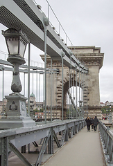 Image showing Chain Bridge in Budapest