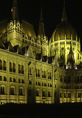 Image showing night scenery in Budapest