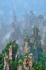 Image showing Zhangjiajie mountains, China