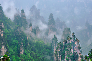 Image showing Zhangjiajie mountains, China