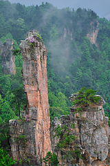 Image showing Zhangjiajie mountains, China