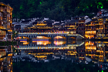 Image showing Feng Huang Ancient Town Phoenix Ancient Town , China