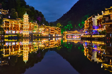 Image showing Feng Huang Ancient Town Phoenix Ancient Town , China