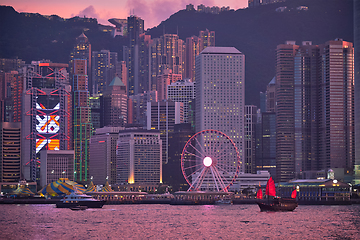 Image showing Hong Kong skyline. Hong Kong, China