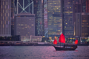 Image showing Hong Kong skyline. Hong Kong, China