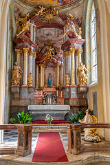 Image showing Cathedral interior Kutna Hora. Czech Republic