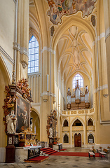 Image showing Cathedral interior Kutna Hora. Czech Republic