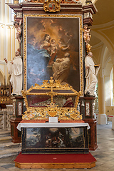 Image showing Cathedral interior Kutna Hora. Czech Republic