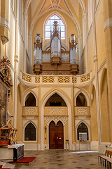 Image showing Cathedral interior Kutna Hora. Czech Republic