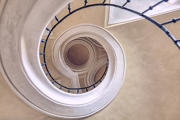 Image showing Spiral stairs like snail, Kutna Hora, Czech Republic