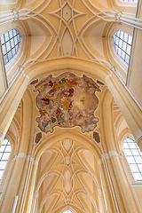 Image showing Decorative ceiling in the Cathedral Kutna Hora