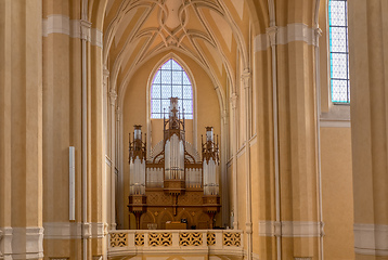 Image showing Cathedral interior Kutna Hora. Czech Republic