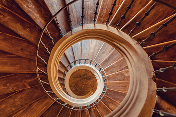 Image showing Spiral stairs like snail, Kutna Hora, Czech Republic