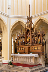 Image showing Cathedral interior Kutna Hora. Czech Republic