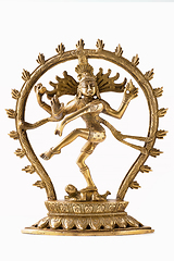 Image showing Statue of Shiva Nataraja - Lord of Dance isolated