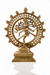 Image showing Statue of Shiva Nataraja - Lord of Dance isolated