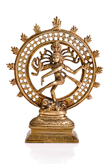 Image showing Statue of Shiva Nataraja - Lord of Dance isolated