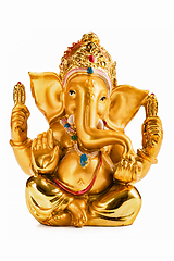 Image showing Ganesha statue on white