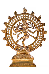 Image showing Statue of Shiva Nataraja - Lord of Dance isolated