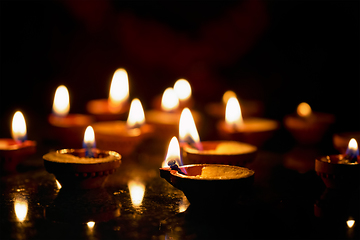 Image showing Diwali lights, India