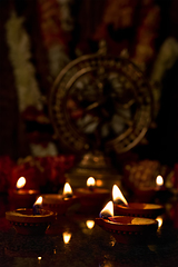 Image showing Diwali lights, India