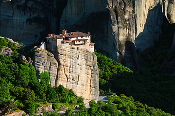 Image showing Monastery of Rousanou in Meteora in Greece