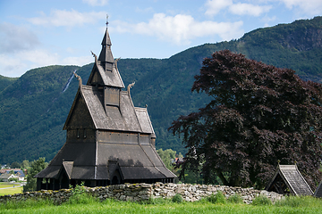 Image showing Hopperstad Stave Church, Sogn og Fjordane, Norway