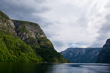 Image showing Naeroyfjord, Sogn og Fjordane, Norway