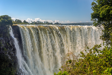 Image showing The Victoria falls, Zimbabwe, Africa