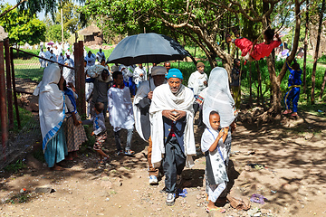 Image showing orthodox Christian Ethiopian, Lalibela Ethiopia