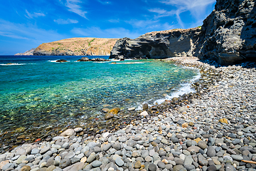 Image showing Papafragas beach in Milos island, Greece