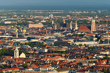 Image showing Aerial view of Munich. Munich, Bavaria, Germany